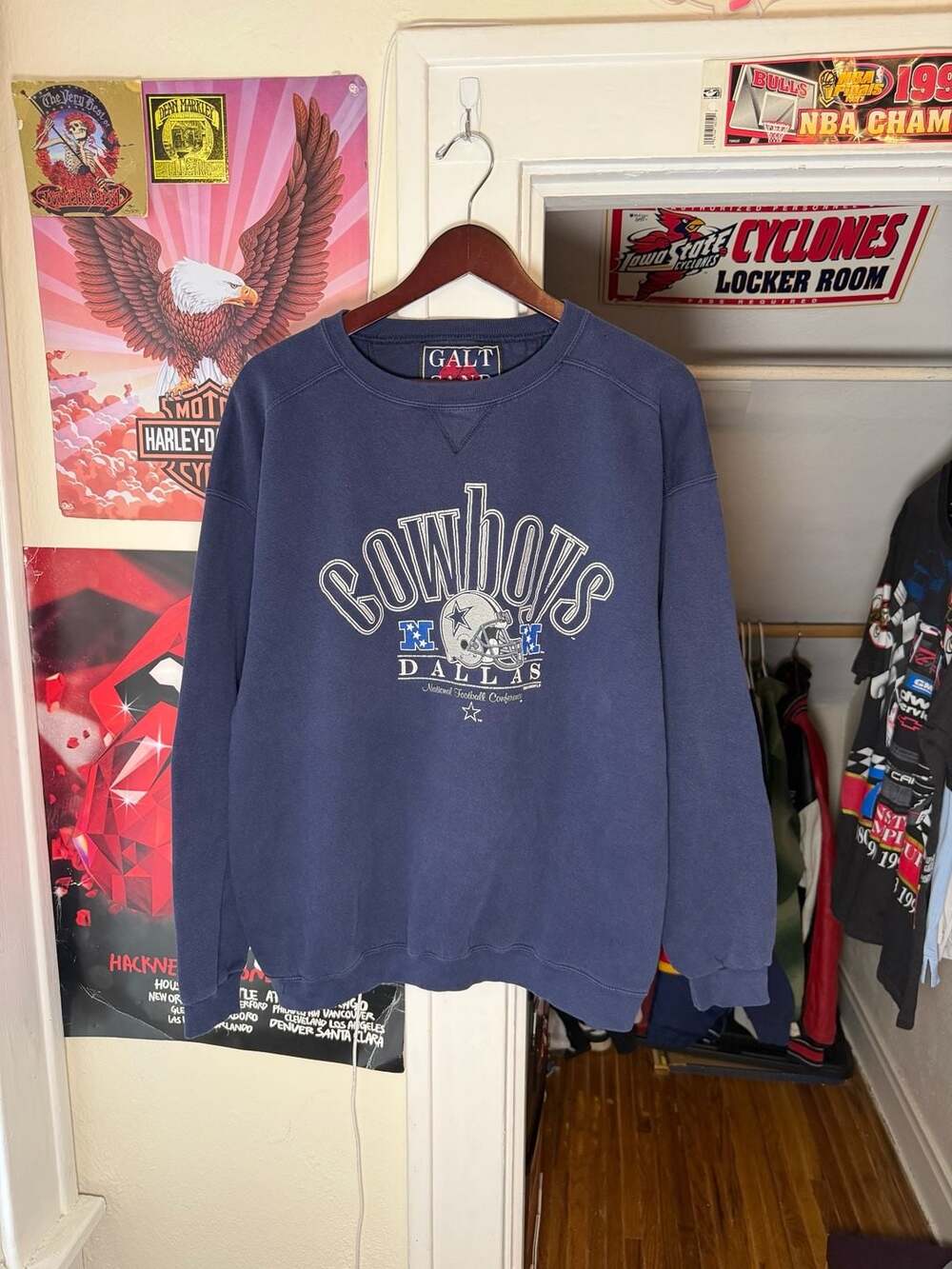 Vintage 1996 Dallas Cowboys Galt Sand Crewneck Sweatshirt